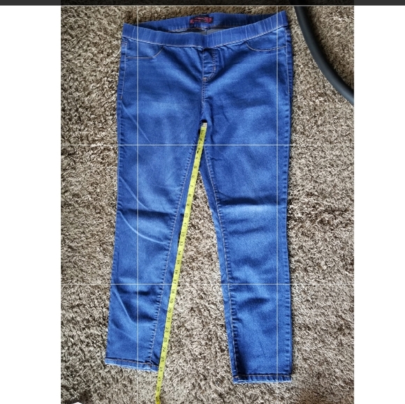 no boundaries denim leggings